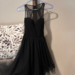 Elegant Black Mini Dress